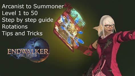 Final Fantasy 14 Arcanist to Summoner guide: Level 1 - 50 in detail - YouTube