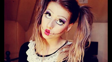 HALLOWEEN DOLL MAKE UP TUTORIAL. | Hannah Leigh - YouTube