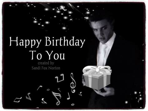 Elvis Presley Virtual Birthday Cards | www.IHeartElvis.net | Virtual birthday cards, Happy ...