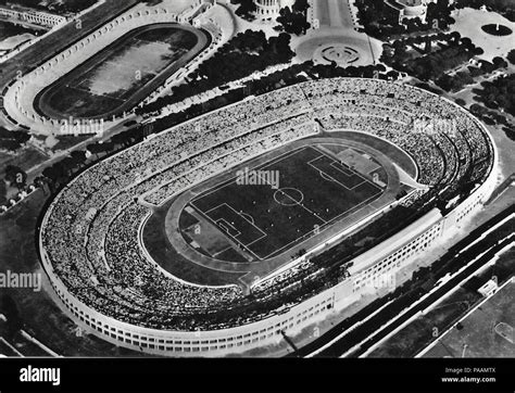 221 Rome, Olympic Stadium, 1950s Stock Photo - Alamy