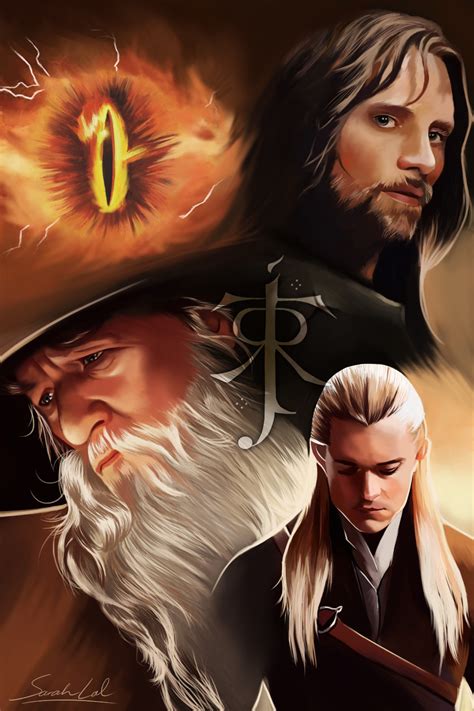 Lord of the rings fan art sarah lal – Artofit