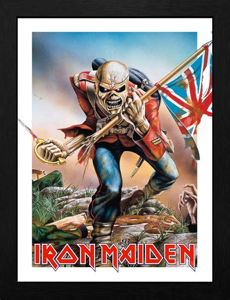 Iron Maiden - Trooper Eddie Framed poster | Buy at Europosters