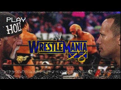 Hulk Hogan vs The Rock WRESTLEMANIA 18 - YouTube