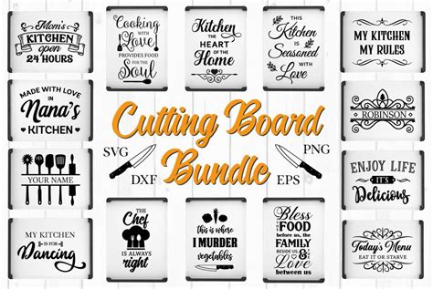 Cutting Board Quotes Bundle - So Fontsy