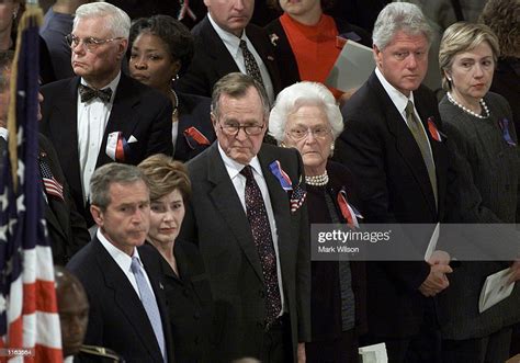 U.S. President George W. Bush and first Lady Laura Bush, former... News Photo - Getty Images