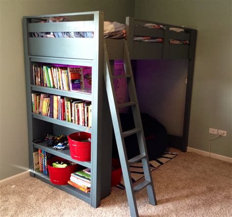 Loft Bed with Shelves | Ana White