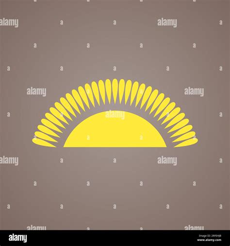 Rising sun - symbol from the flag of Malawi Stock Vector Image & Art ...