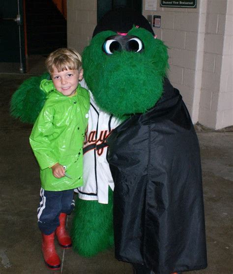 Trick or Treat with Baysox Mascot Louie | Bowie, MD Patch