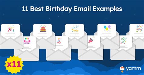 11 Best Birthday Email Examples | YAMM