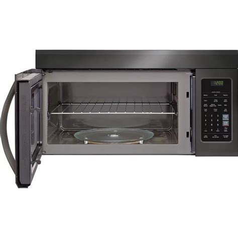 LG 1.8 Cu. Ft. Black Stainless Over-the-Range Microwave – Lelabuttery