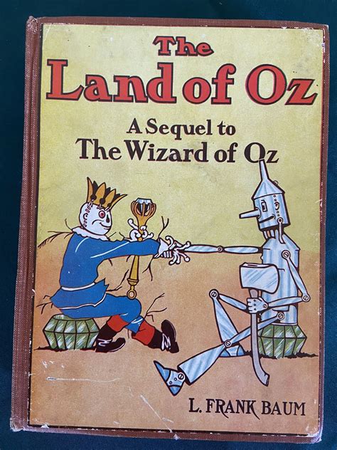 Sold: Vintage LAND OF OZ 1920s 12 Color Plates L Frank Baum Book ...