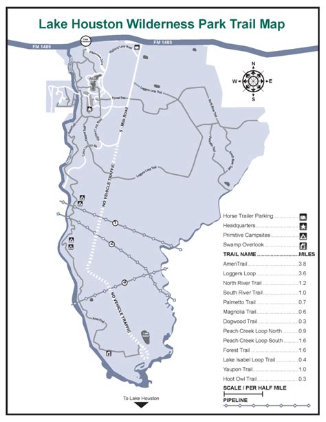 Lake Houston Wilderness Park Map – Map Of California Coast Cities