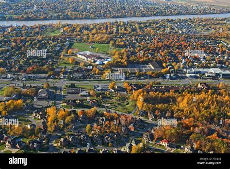 Aerial view of a suburban neighborhood Stock Photo - Alamy