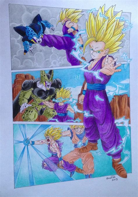 The Cell Games - Gohan - DragonballZ by pandapopx on DeviantArt