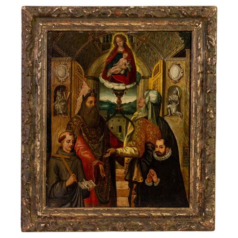 16th Century Netherlandish School Madonna and Child in a Landscape For ...