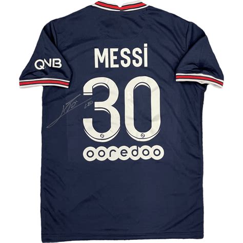 Soccer – Lionel Messi Signed & Framed PSG Jersey | Taylormade ...