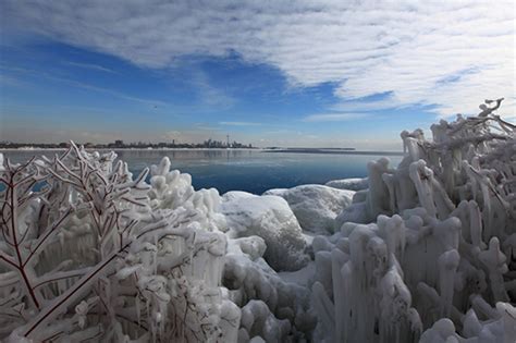 Cold winter in Toronto