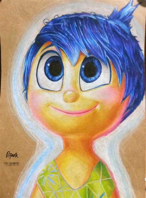 inside out Joy Fan art - with color pencil by KR-Dipark on DeviantArt