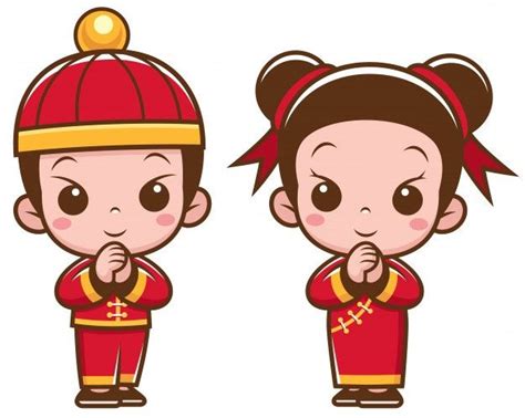 Premium Vector | Cartoon chinese kids | New year cartoon, Chinese cartoon, Cartoon