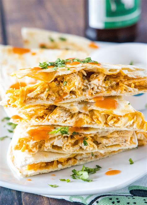 Easy Buffalo Chicken Quesadilla | Dinners, Dishes & Desserts