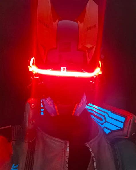 Cyberpunk LED Helmet Mask (LEDs available in 7 colors) – Techwear Official