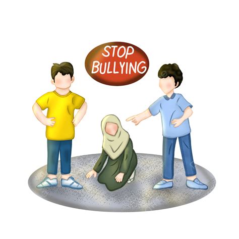 Stop Bullying, Bully, Bullying, Muslim PNG Transparent Clipart Image ...