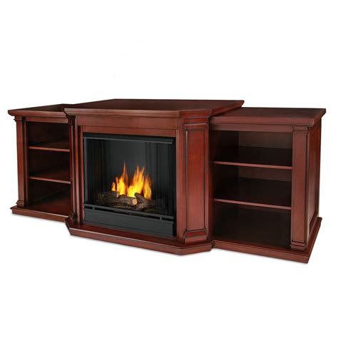 Shop Real Flame Valmont 75.5-in Gel Fuel Fireplace at Lowes.com