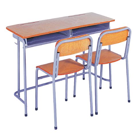 Plywood Student School Desk with 2 Chairs - China School Furniture Table and Chair and Classroom ...