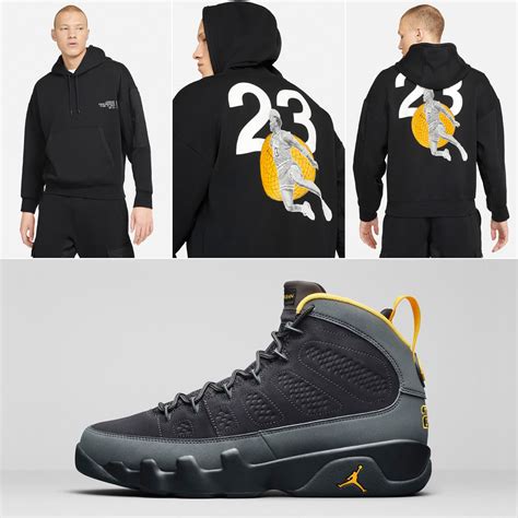 Air Jordan 9 University Gold Hoodie to Match