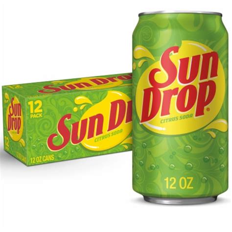 Sun Drop Citrus Soda Cans, 12 pk / 12 fl oz - Kroger