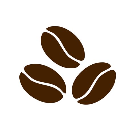 Coffee beans. Vector coffee bean icon. Logo, sign, icon 6839478 Vector Art at Vecteezy