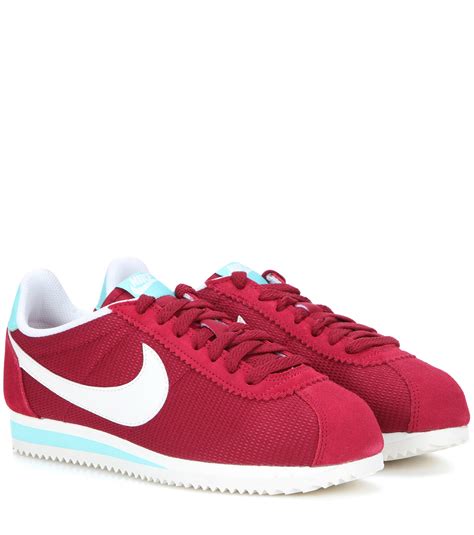 Nike Cortez Suede Trainers in Red - Save 32% | Lyst