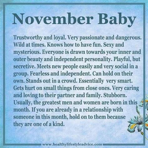 November Baby (With images) | November quotes, November baby, Scorpio ...