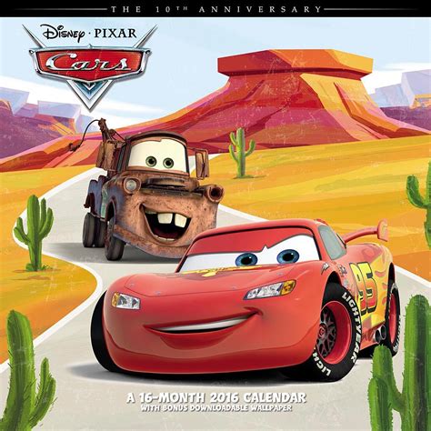 Disney Pixar Cars Wall Calendar | Cars movie, Pixar cars, Disney pixar cars