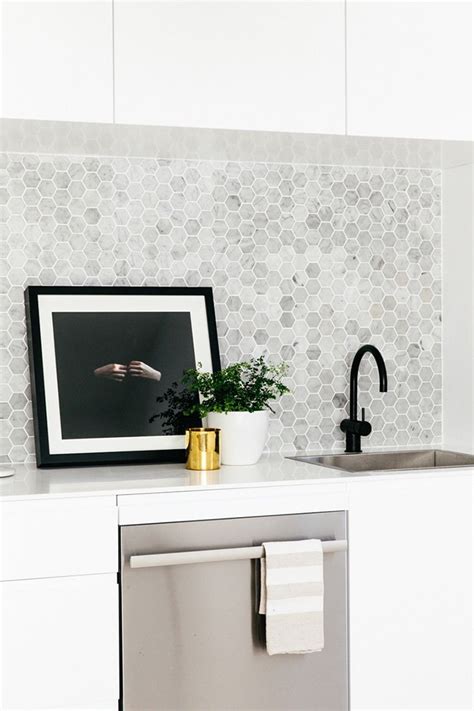 Hexagon Tile Backsplash - Foter