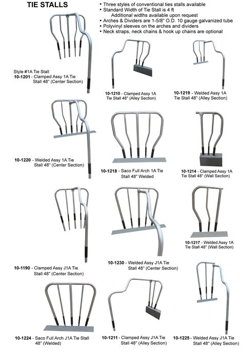 Bergequipment | Berg Tie Stalls