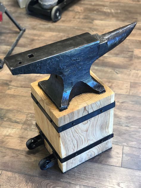 Made an anvil stand for my first anvil - Stands for Anvils, Swage ...