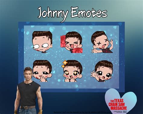 Johnny Twitch Emotes Discord Emotes Texas Chainsaw - Etsy