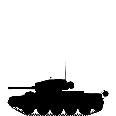 Tank Silhouette Clip Art