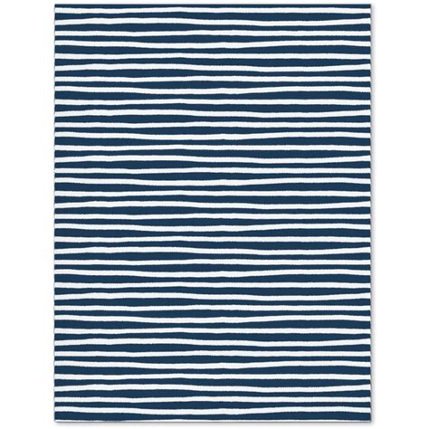 Navy Blue and White Stripes Journal | Shutterfly