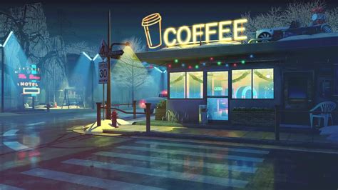 Retro Coffee Shop Live Wallpaper [1920 x 1080] | Desktop wallpaper art ...