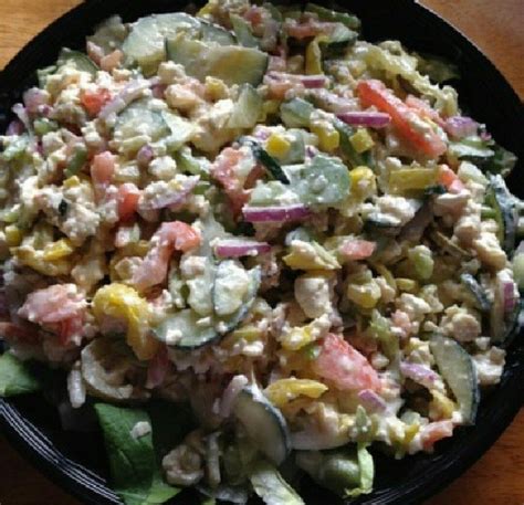 SUBWAY | Chopped salad, Chicken chopped salad, Subway salad