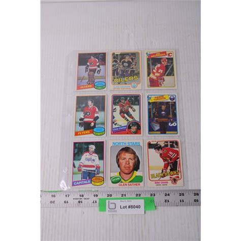 (9) Assorted NHL Hockey Rookie Cards OPC - Bodnarus Auctioneering