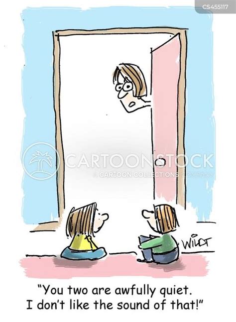 Being Quiet Cartoons and Comics - funny pictures from CartoonStock