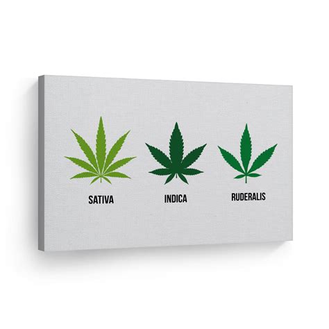 Smile Art Design Smoke Wall Art Canvas Print Marijuana Leafs Sativa ...