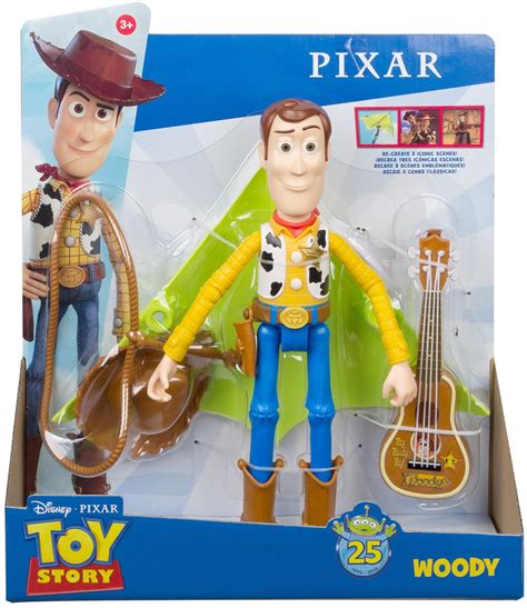 Disney Pixar Toy Story 25th Anniversary Woody Figure In True To Movie Scale With Guitar, Lasso ...