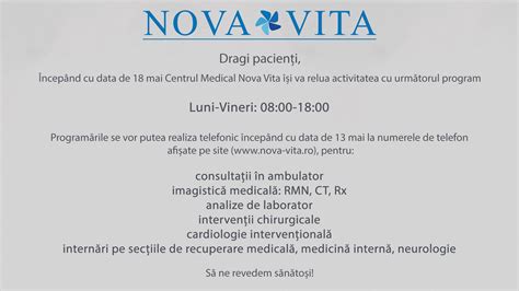 www.nova-vita.ro > Centrul Medical Nova-Vita