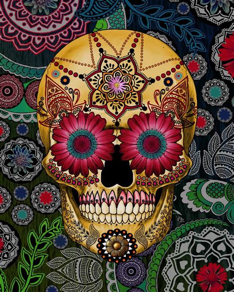 70+ Beautiful Sugar Skull Tattoos: Origins, Meanings & Symbolism