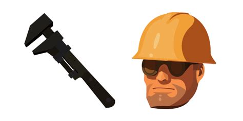 Team Fortress 2 Engineer and Wrench cursor – Custom Cursor