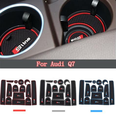 14 PCS OF HIGH QUALITY CAR INTERIOR ACCESSORIES FOR 2010 2015 AUDI Q7 ...